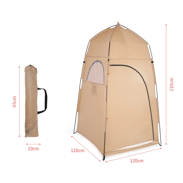 Tomshoo portable outdoor shower bath changing fitting room camping tent shelter beach privacy toilet tent camping equipment