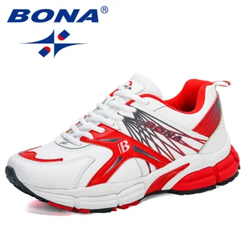 

BONA 2020 New Designers Brand Running Shoes Men Sport Shoes Athletic Trainers Walking Sneakers Man Jogging Shoes Zapatos Hombre