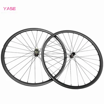 

27.5er mtb disc carbon wheels 27.5 wheelset 33x30mm asymmetry tubeless NOVATEC D411SB D412SB 100x15 142x12 rines ruta en carbono