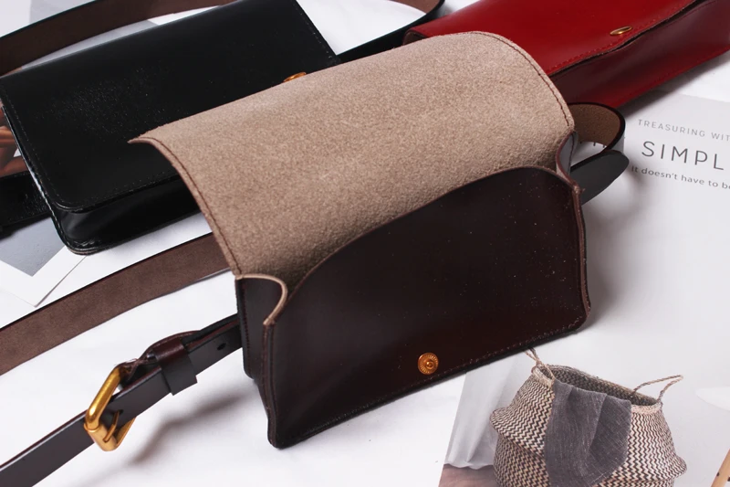 Корейские однотонные поясные сумки из воловьей кожи женские джинсовые ремни