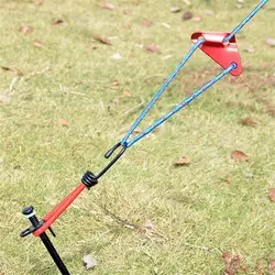 Tent Triangle Tent Guyline Para Cord Rope Fastener Aluminum Alloy Camping Tent Wind stopper Rope Adjuster Buckle Accessories New