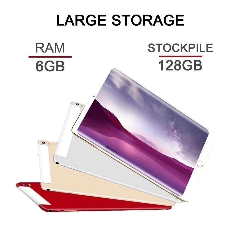 US $97.41 2021 New WiFi android tablet 10 Inch Ten Core 4G Network Android 90 Buletooth Call Phone Tablet GiftsRAM 6GROM 128G
