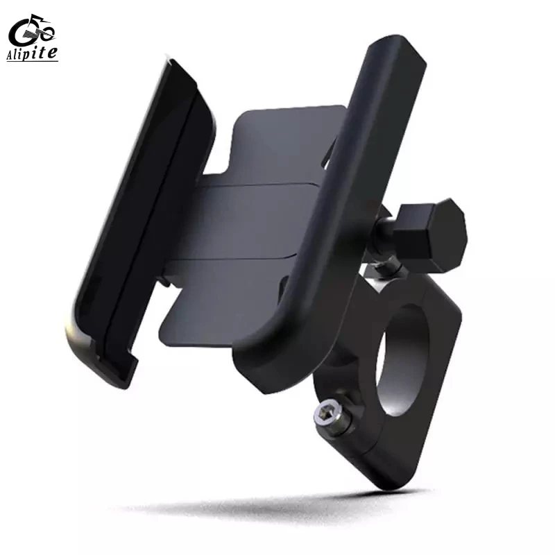 

Bike Bicycle Phone Holder New Type Aluminum Alloy Motorcycle Bicycle Shockproof Fixed Navigation Bracket Riding Equipment