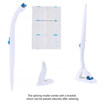 

Disposable Toilet Cleaner Brush Throwable Toilet Brush With No Dead Angle And Self-contained Detergent Toilet Brush Holder