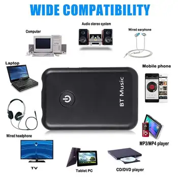 

2 in 1 Wireless Bluetooth Transmitter Receiver Stereo Audio Music Adapter New SP99