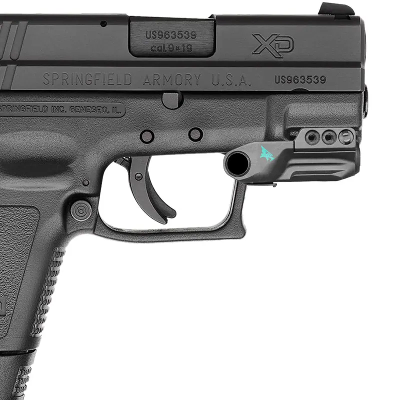 Laserspeed Built-in Battery Green Laser Pointer with Smart Sensor Switch for Railed Pistol Glock Walther Outdoor Hunting Aiming
