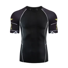 Sports T-Shirt Men's Casual Slim Fit Sportswear Sportswear Summer Quick-drying Running Fitness Short Sleeve Elastic Tights