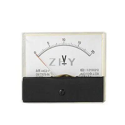

44C2 20V DC Voltage Panel Meter Analog Voltmeter Gauge