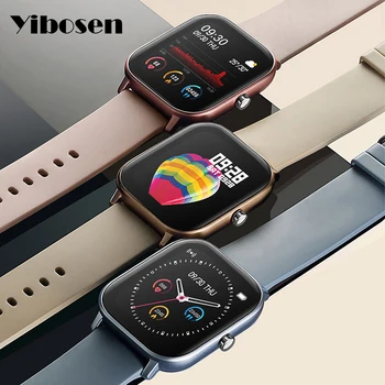 

Yibosen P8 Smart Watch Men Women 1.4"HD Full Touch Heart Rate Blood Pressure Monitor IP67 Waterproof Sport Fitness Smartwatch
