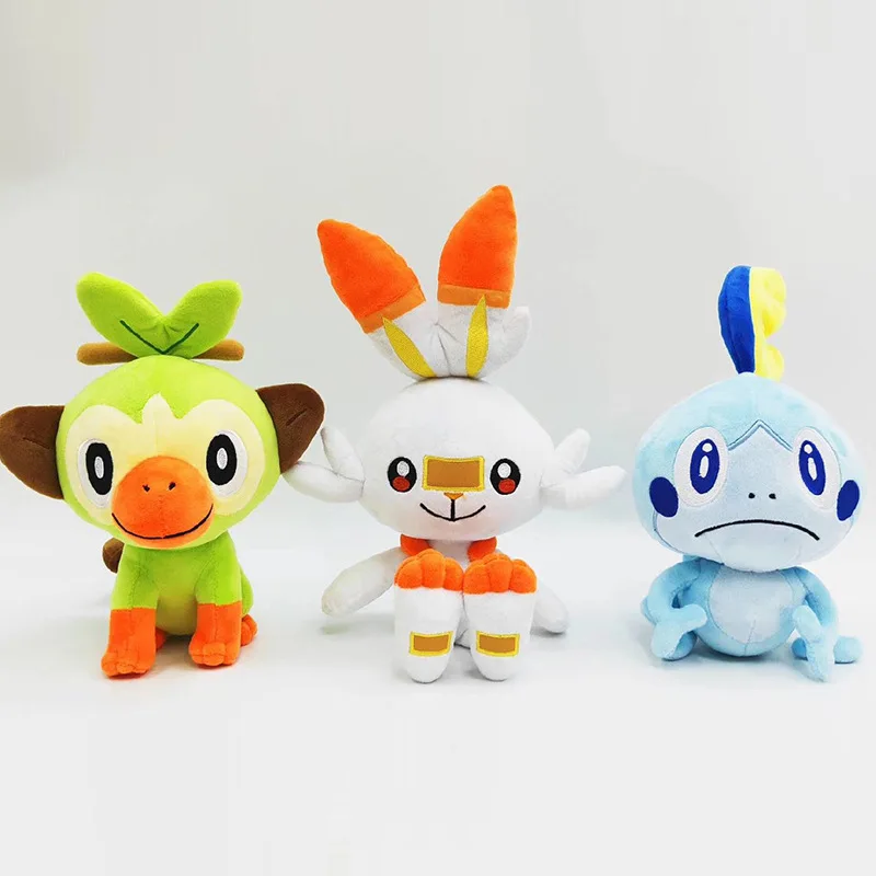 Меч Щит галар ъд гозанке Sobble Grookey Scorbunny Плюшевые игрушки мультфильм игры Куклы для детей Детский подарок