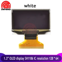 1,3 0,42 zoll DC 3,3 V-5V OLED LCD Display Modul SH1106 IC Auflösung als 12864LCD 128x64 72x40 weiß Blau IIC 3-draht SPI SH1106