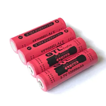 

100% New 3.7 V 18650 Battery NCR18650B 12000mah 18650 Lithium Rechargeable Battery Large Capacity GTL EvreFire Drop shipping