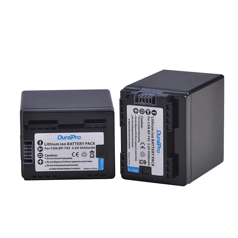 4X4500 mAH BP-745+ BP 745 BP745 батарея для камеры+ USB зарядное устройство для Canon BP-709, BP-718, BP-727, фотокамера VIXIA HF M50, M51, M52, M560, R30, R32, R36