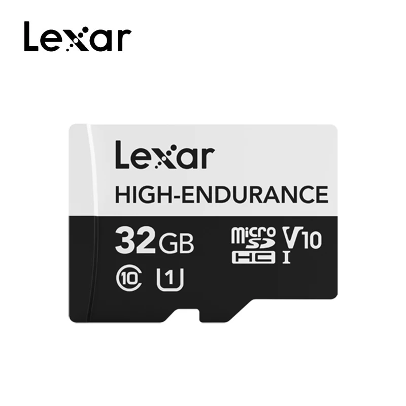 Original Lexar HIGH-ENDURANCE Micro sd card 128gb high capacity 32gb 64gb Memory Card tf card for huawei Phone - Емкость: 32 Гб