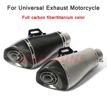 

Universal 51mm Sport Exhaust Motorcycle Modified Muffler Pitbike Carbon Fiber DB Killer Pipe For Z250 R3 R6 GSX250 gsxr 750 MT09