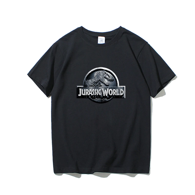 

funny t shirt cotton black jurassic park t-shirt men tee shirt homme grahpic printed male top boyfriend gift custom tshirt