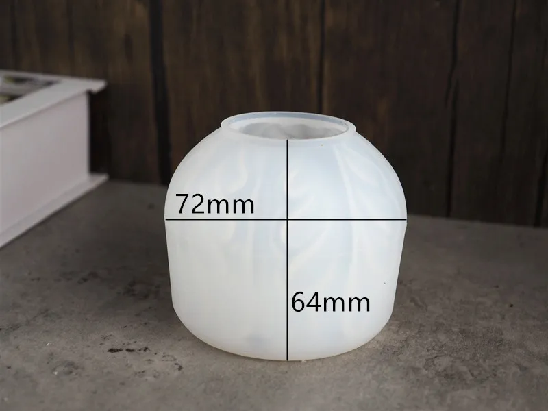 크리스탈 에폭시 수지 몰드, 유리 캔들 홀더, 보관함 몰드, 재떨이, 수지용 다기능 미러 실리콘 몰드