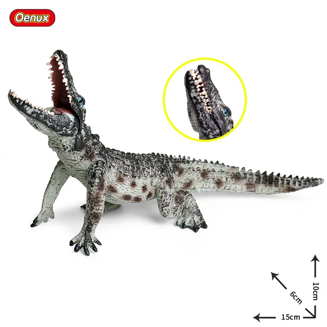 Oenux Original Wild Savage Crocodile Simulation Chinese Alligator Boar Croc Nile Crocodile Action Figures Pvc Collection Kid Toy Action Figures Aliexpress