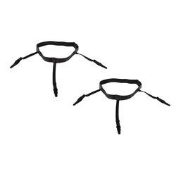 2Pcs Men's Shirt Stay Shirt Holder Garter Belt Clamp Clip Non-slip Suspender