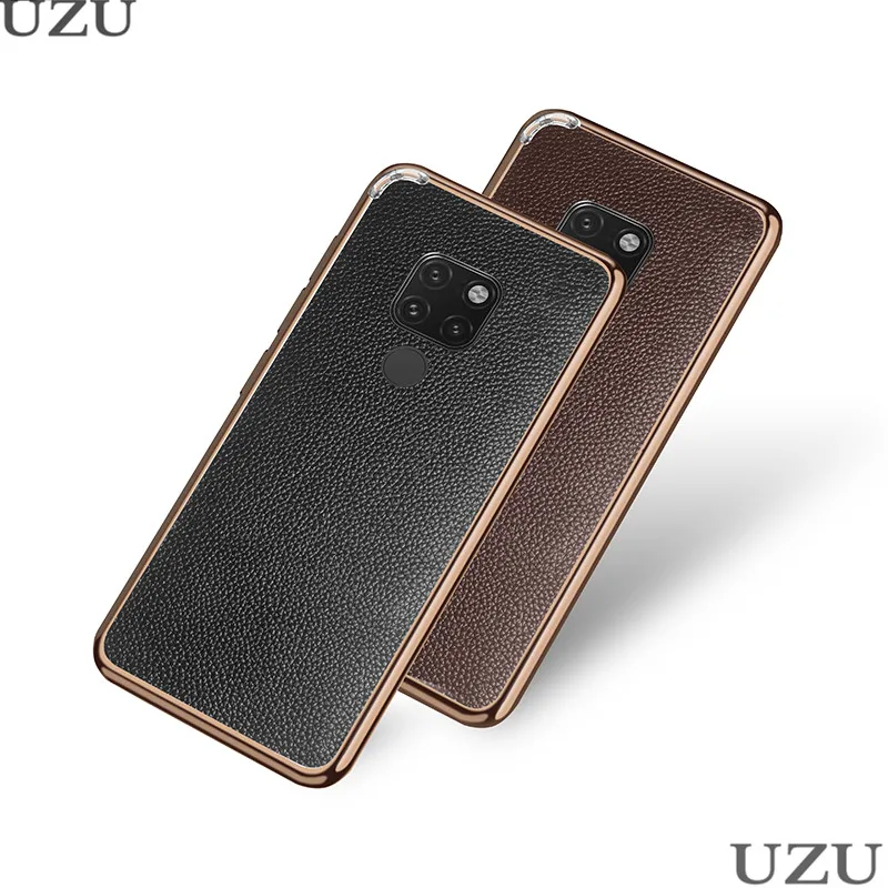 Чехол из натуральной кожи для huawei mate 20 P20 Pro mate 20X с металлической рамкой, простой Гибридный чехол для huawei P20 mate 20 Pro
