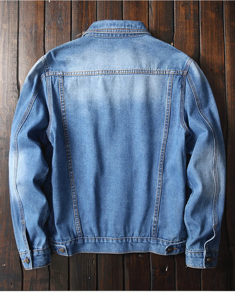 Moda Masculina Chamarra Mezclilla Hombre уличная одежда Chaqueta Vaquera Корейская жилетка приталенная куртка Chaqueta Mezclilla Hombre куртка