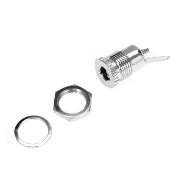 

1Pc 5.5 mm x 2.1mm DC Power Jack Socket Female Panel Mount Connector C1Hot New Arrival
