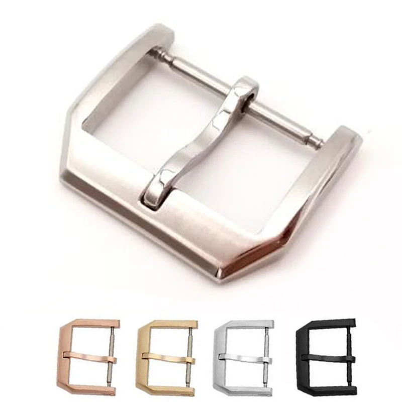 Fibbia Per Cinturino In Acciaio Inossidabile 316L Opaco Quadrato Da 18Mm 20Mm Con Chiusura Con Cinturino Ad Ardiglione Per Iwc Omega Iwc Rolex Longine