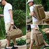 Vintage Men Travel Bag Large Capacity Travel Duffle Rucksack Male Carry on Luggage Storage Bucket Shoulder Bags for Trip XA86ZC ► Photo 2/6