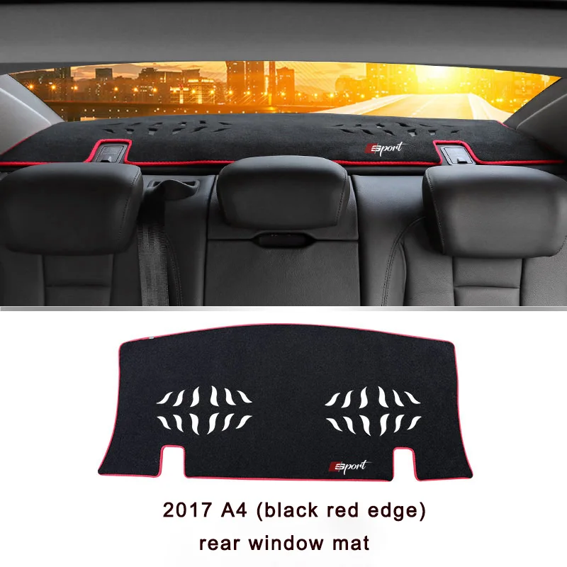 Lsrtw2017 для Audi A3 A4 приборной панели автомобиля козырек от солнца коврик тепла изоляционный протектор интерьерные аксессуары Молдинги - Название цвета: product picture 3