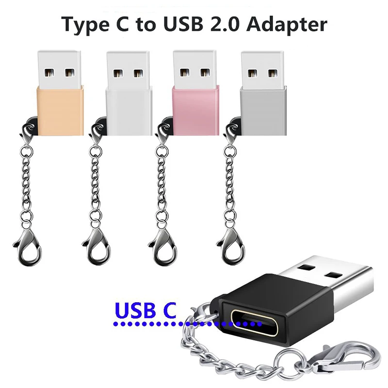 USB мужчина к usb type C Женский OTG адаптер конвертер кабель type-c адаптер для samsung huawei Xiaomi MacBook USB-C зарядное устройство для передачи данных
