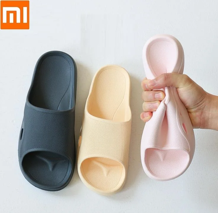 Xioami New summer Bathroom sandals and slippers indoor comfortable non-slip bottom soft thick bottom couple home flip flop