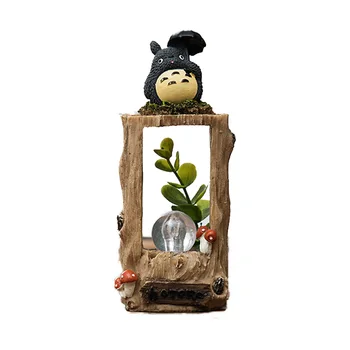 

Totora Stone Night Light Miniature Model Home Decoration Accessories Resin Figurines Crafts Bedside Decor Ornament Wedding Gifts