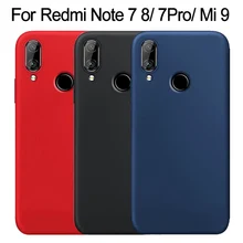 Para Xiaomi rojo mi nota 7 caso líquido de silicona suave cubierta para Xiaomi mi 9 9T 8 SE A2 Lite rojo mi nota 8T 8 7 Pro K30 5G 7A 8A caso(China)