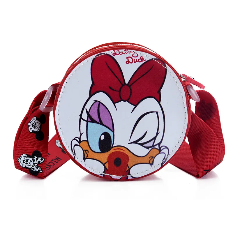Disney Cartoon Donald Duck Girls Mini Shoulder Bags For Boys Mickey Minnie Mouse Crossbody Bag Kids Winnie The Pooh Coins Purse
