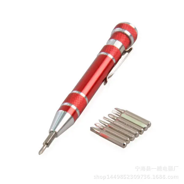 

Manufacturers Direct Selling DIY Aluminium Alloy Tool Pen Electronic Cigarette Supporting Tool Eight in One Multi-functional luo