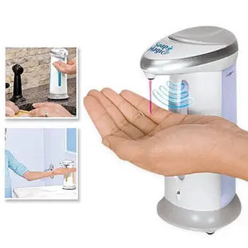 

Hot 400ml Automatic Sensor Liquid Soap Dispenser Bathroom Base Touchless Dispenser Sanitizer Inflare Smart Sensor for Kitchen