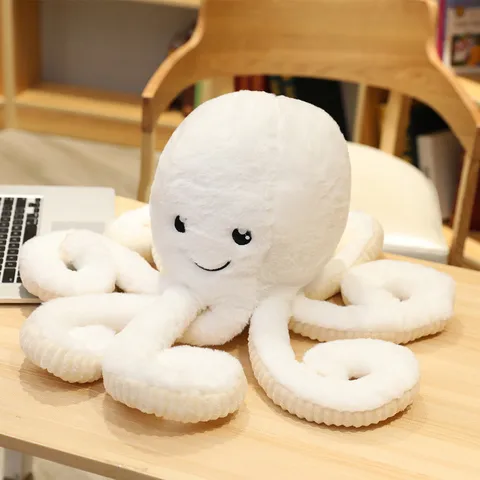 Lovely Simulation Octopus Pendant Plush Stuffed Toy Soft Animal Home Accessories Cute Animal Doll Children Birthday Gift