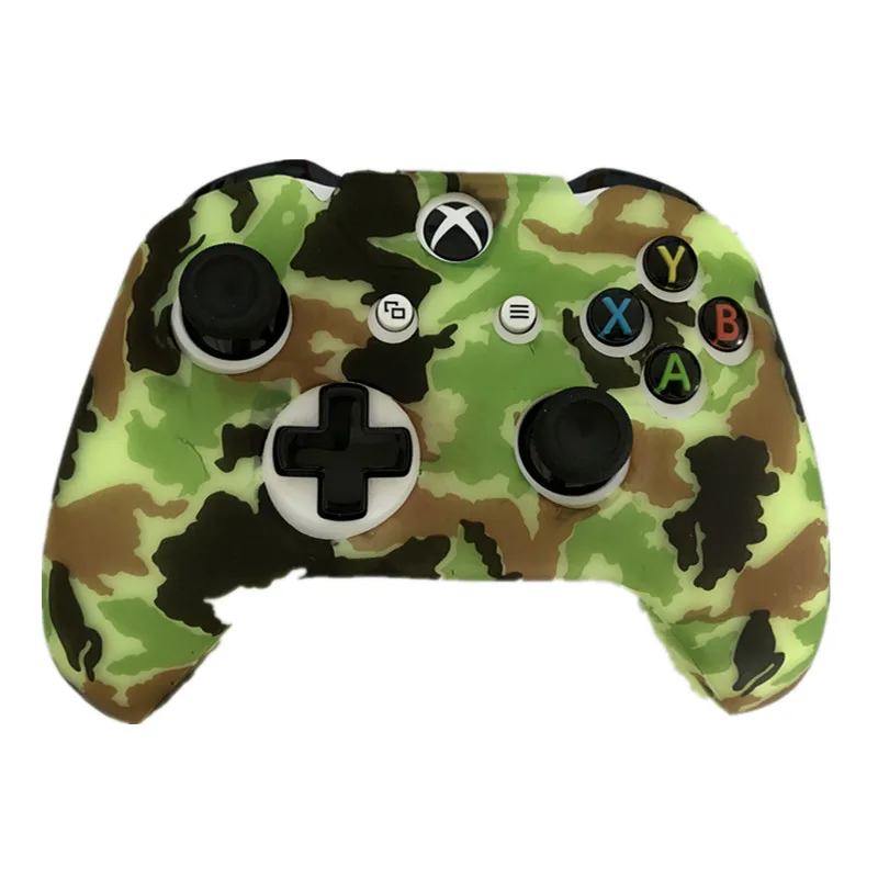 Светло-голубой Мягкий Противоскользящий силиконовый чехол для геймпада для Xbox One, защитный чехол для контроллера, чехол для телефона - Цвет: Светло-голубой