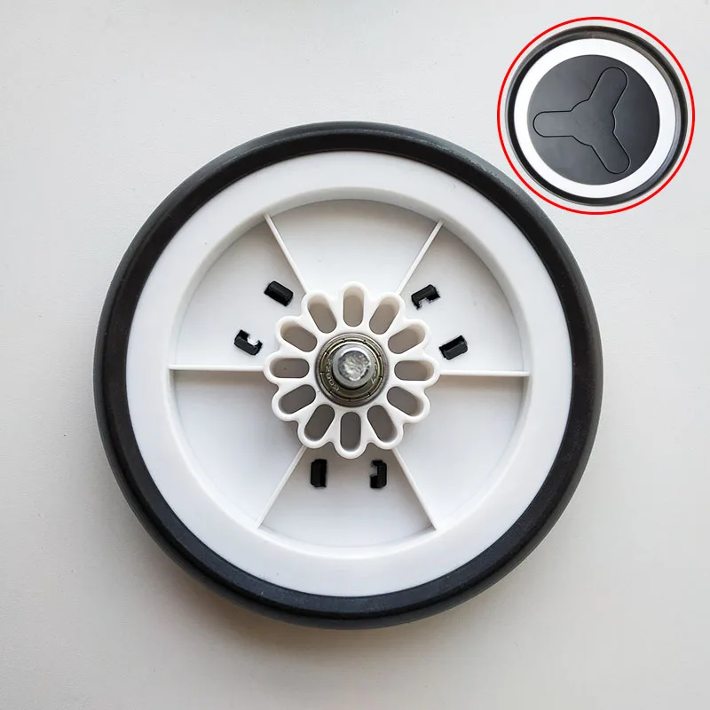 Yoya plus 4 wheels New type Baby stroller wheels Original accessories Front and back wheels Suitable for Yoya plus 2/3/4