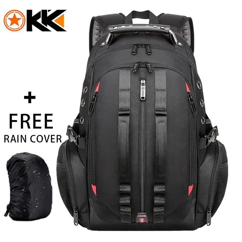 Male 45L Travel backpack 15.6 Laptop Backpack Men Women USB Anti theft Waterproof Backpacks for teens schoolbag youth mochila 2