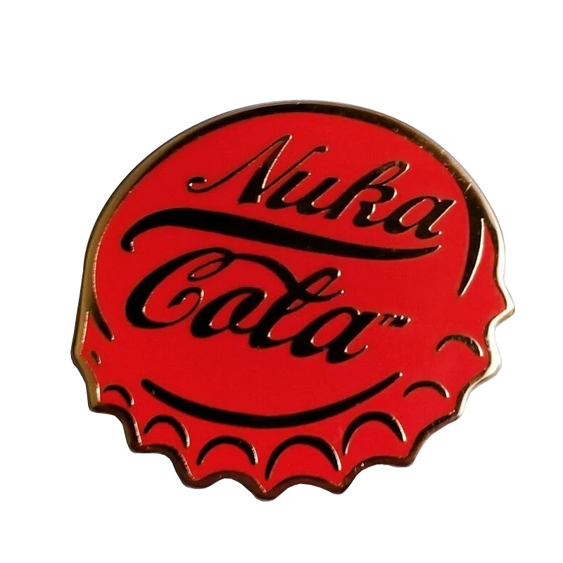 Эмалированная шпилька для крышки бутылки Fallout 4 Nuka Cola|Броши| |
