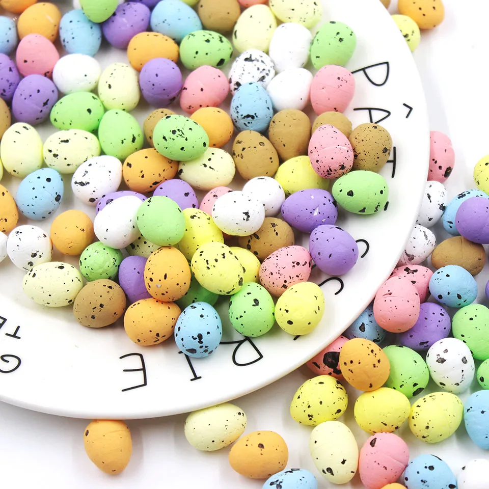 Decor-Supplies Craft Egg-Decoration Easter Artificial-Foam-Eggs Kids Gift Colorful 50PCS