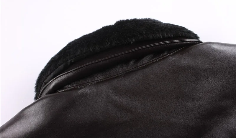 Mcikkny Men Pu Leather Bomber Jackets Coats Winter Motorcycle Air Force Leather Jackets Outwear Military (16)