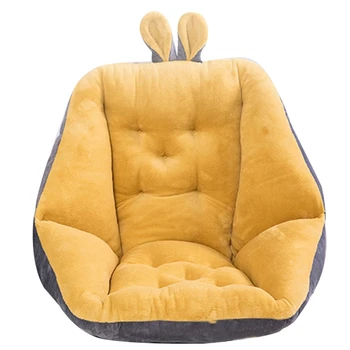 

Office Chair Backrest Cushion Thicken Plush Warm Dining Chair Lounge Settle Pillow Pad