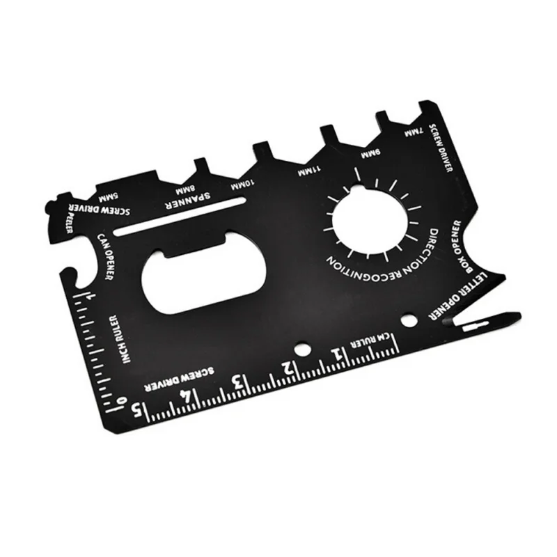 

Multi tool Outdoor Camping Military Card Rescue EDC Tool Pocket Stainless Steel Survival Gadget Opener Screwdriver