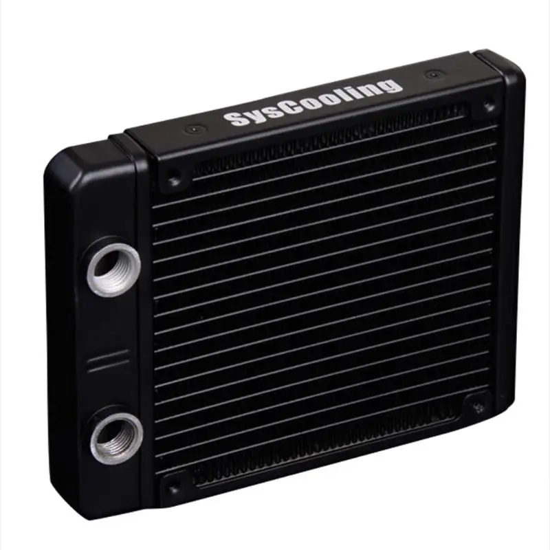 AS120-T 120 mm 17 Tubes Aluminum CPU Heatsink Exchanger for Computer Chip - Blade Color: Black