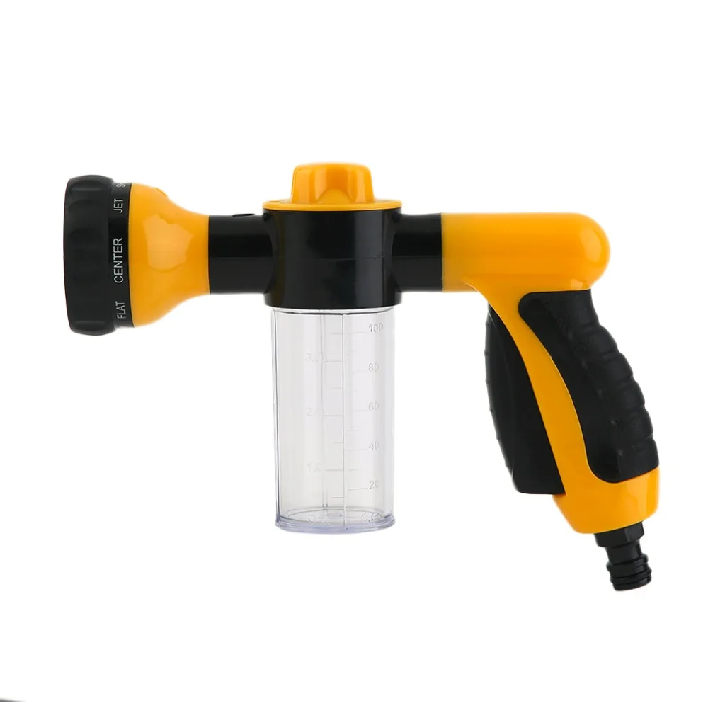 New Newest Portable High Pressure Auto Car Foam Water Sprayer Car Wash Foam Sprayer Black and Yellow Hot Selling