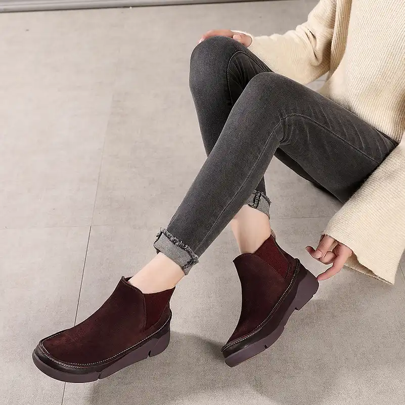 comfortable casual boots womens