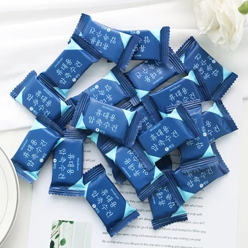 

50Pcs Compressed Towels Tablet Face Towel Coin Tissue Home Salon Travel Camping Good Breathability High Absorption