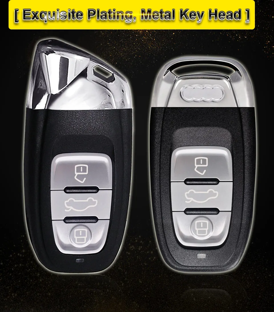 3 Buttons Smart Remote Car Key Fob For Audi A4 A5 Q5 Without Keyless 8T0959754C 8K0959754G 8T0959754D 8T0959754J 8K0959754H
